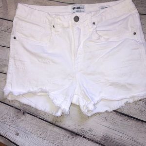 William Rast White Denim short